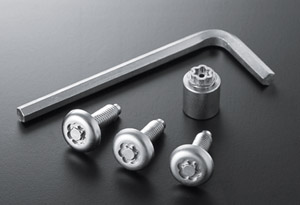 Lock volt/bolt (for license plate)