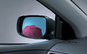 Lane clearing blue mirror