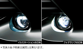 ＬＥＤフォグランプ ＬＥＤフォグランプ(イルミ灯体Ａ/Ｂ/Ｃ/Ｄ)(イルミスイッチＡ/Ｂ/Ｃ/Ｄ)(イルミネーション付（ホワイト）)