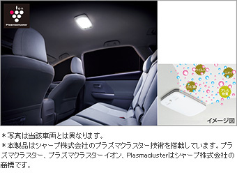 プラズマクラスター搭載ＬＥＤルームランプ