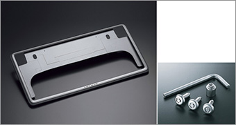 盗難防止機能付ナンバーフレームセット（タイプ２）：ベーシック ベーシックアイテム(セットアイテム　（ロックボルト（ナンバープレート用））)(ナンバーフレーム　フロント/リヤ（ベーシック）)