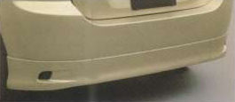 Rear bumper spoiler
