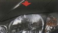 Headlight garnish