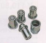 Reverse key wheel nut