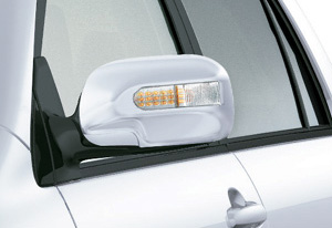 Turn lamp attaching door mirror cover