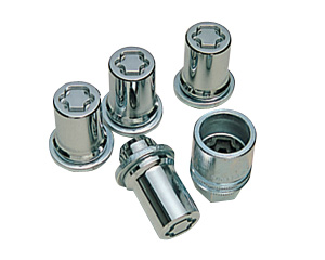 Reverse key wheel nut