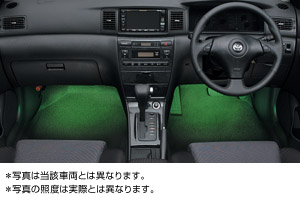 Foot lamp (driver's seat + suicide seat)