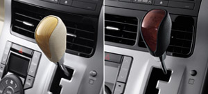 Wood pitch shift knob