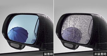 Lane clearing blue mirror
