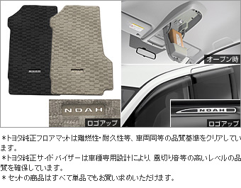 BASIC set (type 2) (YY) (YY which is excluded) the BASIC item (the set item (the overhead console))(Floor mat (deluxe))(Side visor (RV type))