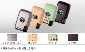 Original key cover (orange/green/champagne gold/Brown)