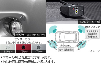 Corner sensor (voice 4 sensor)/corner sensor (voice 4 sensor (indicator kit))/Corner sensor (plug circuit)