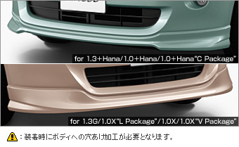 Front spoiler