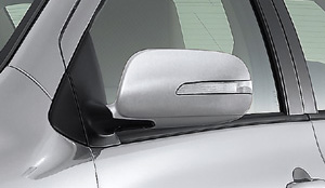 Side turn lamp attaching door mirror