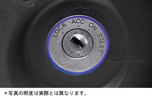 Ignition key illumination (blue)