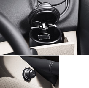 Ashtray (ashtray + cigarette lighter/writer)