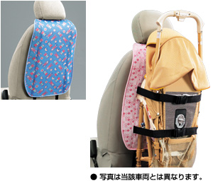 Baby buggy holder (blue/pink)