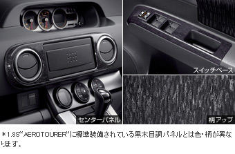 Interior panel (Kurogi eye pitch (center &amp\; switch)/Kurogi eye pitch (only center panel))