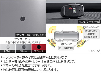 コーナーセンサー（ボイス４センサー）/コーナーセンサー(ボイス４センサー（インジケータキット）)/コーナーセンサー(センサーキット)