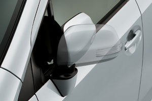 Automatic retractor bull mirror