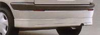 Rear bumper spoiler