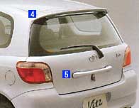 Rear spoiler