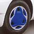 Colored wheel cap