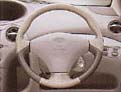 Leather volume steering wheel