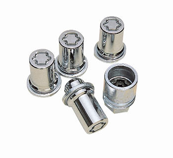 Reverse key wheel nut