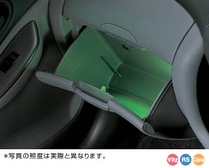 Glove compartment illumination