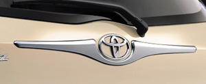 Rear garnish (chrome)