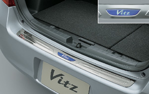 Rear bumper step guard