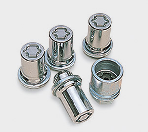 Reverse key wheel nut