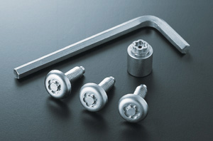 Lock volt/bolt (for license plate)