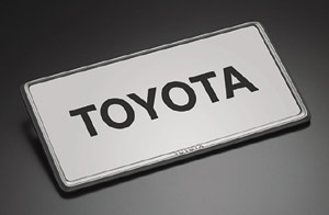 Number frame (front/rear type 2 (BASIC))