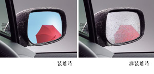 Lane clearing blue mirror