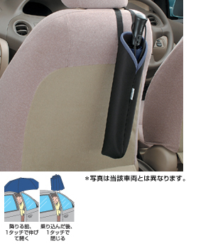 Umbrella holder (convenient umbrella attaching)