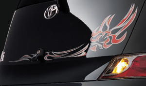 Body graphics (rear)