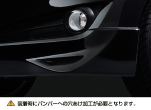 Front corner spoiler (LED nothing)