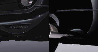 Corner spoiler set (LED nothing) rear corner spoiler (set item)/front corner spoiler (LED nothing)
