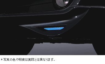 Front corner spoiler (LED attaching)