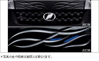 Blue light/write grill