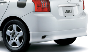Rear bumper spoiler