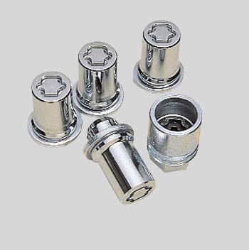 Reverse key wheel nut