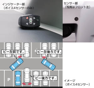Corner sensor (voice (4 sensors))
