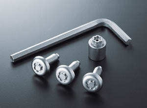 Lock volt/bolt (for license plate)