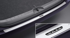 Rear bumper step guard