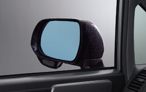 Lane clearing blue mirror