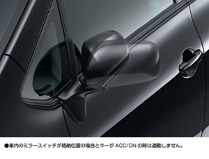 Automatic retractor bull mirror
