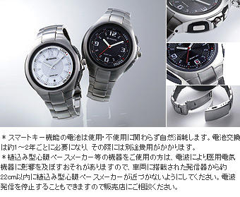 Key integrated watch (D061 (black) /D062 (white))